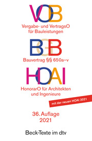VOB/BGB/HOAI - Cover