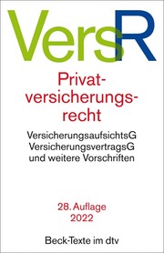 VersR, Privatversicherungsrecht - Cover