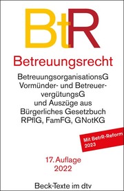 Betreuungsrecht (BtR) - Cover