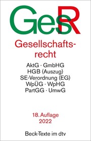 Gesellschaftsrecht, GesR - Cover