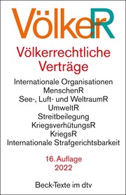 Völkerrechtliche Verträge/VölkerR - Cover