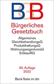 Bürgerliches Gesetzbuch BGB - Cover