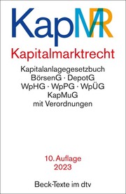Kapitalmarktrecht/KapMR - Cover