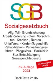 Sozialgesetzbuch/SGB mit Sozialgerichtsgesetz - Cover