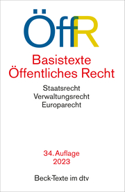 Basistexte Öffentliches Recht (ÖffR) - Cover