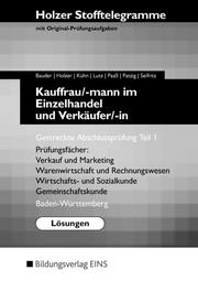 Holzer Stofftelegramme Baden-Württemberg - Kauffrau/-mann im Einzelhandel und Verkäufer/-in