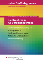 Holzer Stofftelegramme Baden-Württemberg - Kauffrau/-mann für Büromanagement - Cover