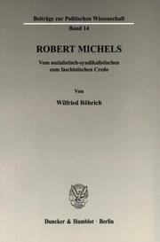 Robert Michels. - Cover
