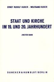 Staat und Kirche im 19. und 20. Jahrhundert. - Cover