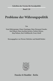 Probleme der Währungspolitik. - Cover