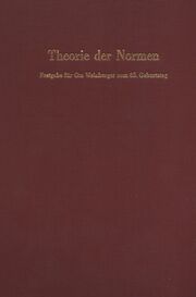 Theorie der Normen. - Cover