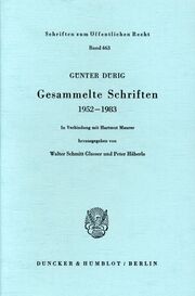 Gesammelte Schriften 1952 - 1983.
