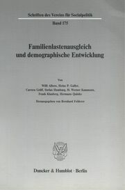 Familienlastenausgleich und demographische Entwicklung.