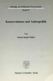 Konservatismus und Aussenpolitik. - Cover
