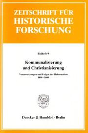 Kommunalisierung und Christianisierung. - Cover