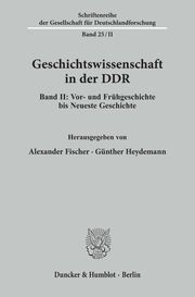 Geschichtswissenschaft in der DDR. - Cover