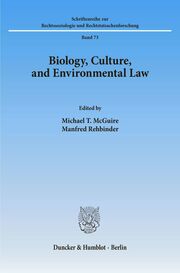 Biology, Culture, and Environmental Law. - Cover