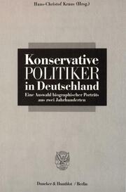 Konservative Politiker in Deutschland. - Cover