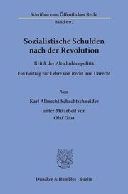Sozialistische Schulden nach der Revolution. - Cover