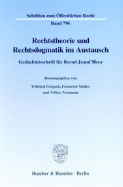 Rechtstheorie und Rechtsdogmatik im Austausch.