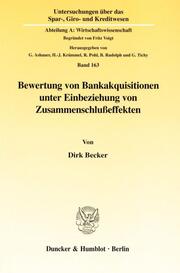 Bewertung von Bankakquisitionen unter Einbeziehung von Zusammenschlußeffekten.