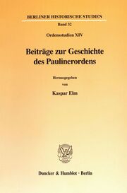 Beiträge zur Geschichte des Paulinerordens. - Cover