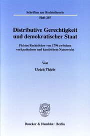 Distributive Gerechtigkeit und demokratischer Staat.