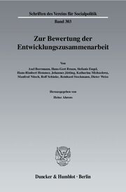 Zur Bewertung der Entwicklungszusammenarbeit. - Cover