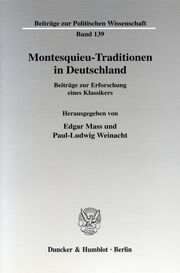 Montesquieu-Traditionen in Deutschland.