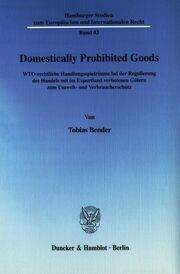 Domestically Prohibited Goods - Cover
