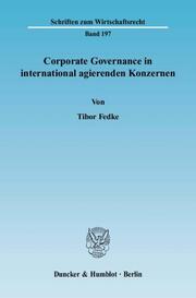 Corporate Governance in international agierenden Konzernen.