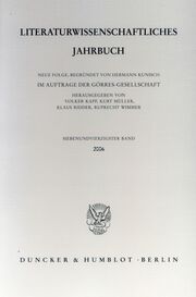 Literaturwissenschaftliches Jahrbuch 47/2006
