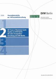80 Years of Business Cycle Studies at DIW Berlin - 80 Jahre Konjunkturforschung am DIW Berlin.