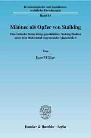 Männer als Opfer von Stalking. - Cover