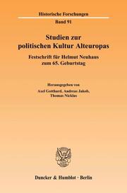 Studien zur politischen Kultur Alteuropas - Cover