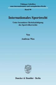Internationales Sportrecht.