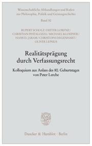 Realitätsprägung durch Verfassungsrecht - Cover