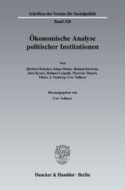 Ökonomische Analyse politischer Institutionen. - Cover