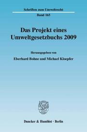 Das Projekt eines Umweltgesetzbuchs 2009