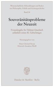 Souveränitätsprobleme der Neuzeit - Cover