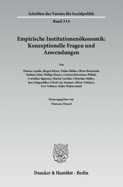 Empirische Institutionenökonomik: Konzeptionelle Fragen und Anwendungen.
