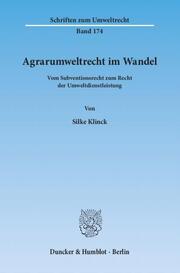 Agrarumweltrecht im Wandel. - Cover