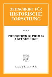 Kulturgeschichte des Papsttums in der Frühen Neuzeit - Cover
