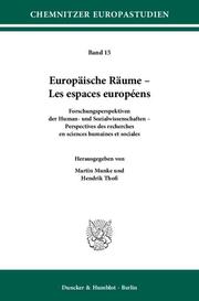 Europäische Räume/Les espaces européens - Cover