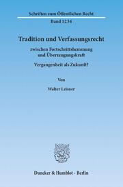Tradition und Verfassungsrecht - Cover