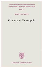 Öffentliche Philosophie. - Cover
