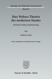 Max Webers Theorie des modernen Staates - Cover
