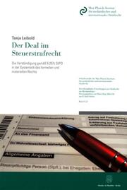 Der Deal im Steuerstrafrecht. - Cover