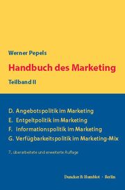 Handbuch des Marketing II