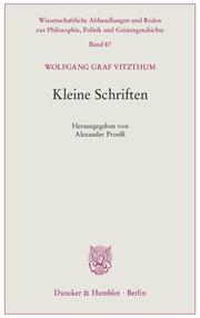 Kleine Schriften - Cover